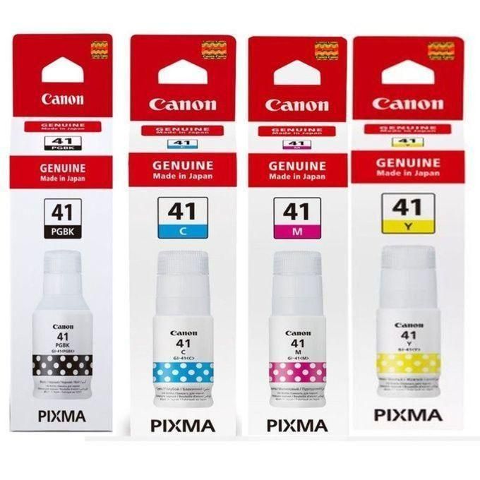 Canon PACK DE 4 BOUTEILLES GI-41 NOIRE ET COULEUR