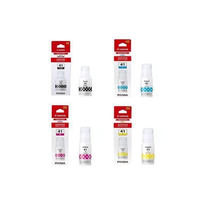 Canon PACK DE 4 BOUTEILLES GI-41 NOIRE ET COULEUR