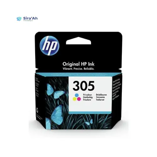 HP Cartouche d'Encre 305 Trois Couleurs Cyan/Magenta/Jaune